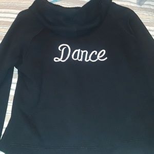 🐙Hanes Black DANCE  Zip Up Hoodie